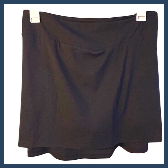 Anthropology Daily Practice Black Athletic Pickleball/Tennis/Golf Skort Sz. 3X - Picture 1 of 6